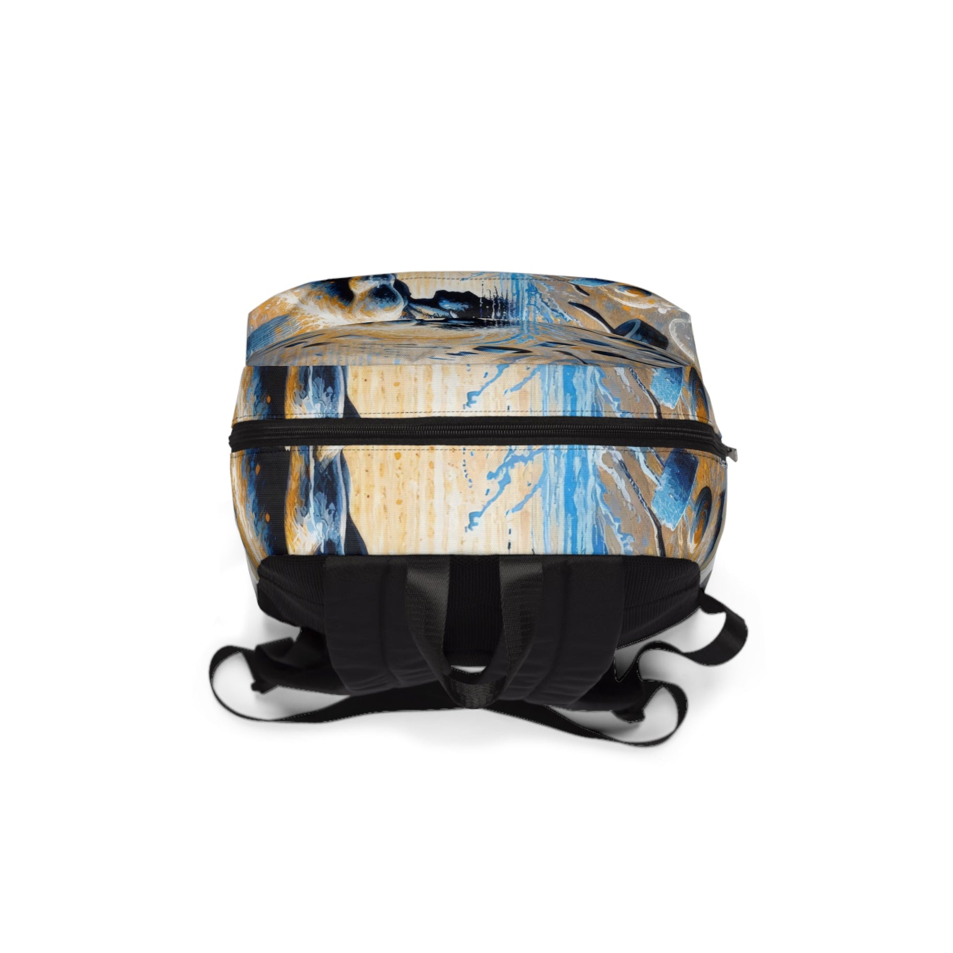Meditative Kinetic Tachism Unisex Classic Backpack - ATUH.ART