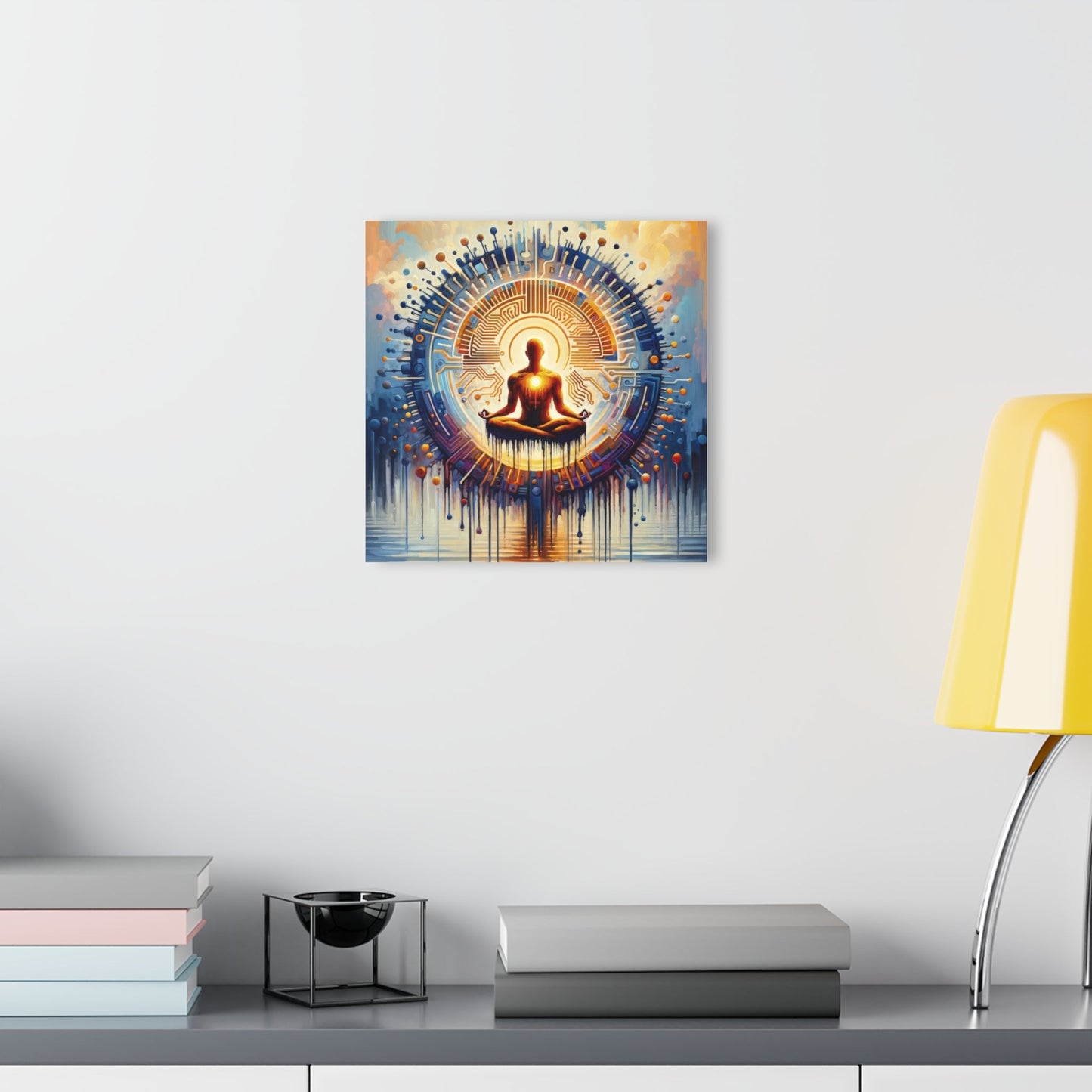 Meditative Technological Fusion Acrylic Prints (French Cleat Hanging) - ATUH.ART