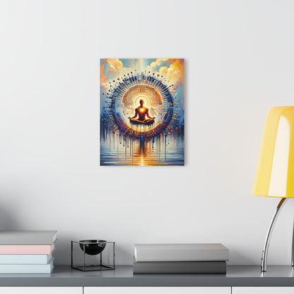 Meditative Technological Fusion Acrylic Prints (French Cleat Hanging) - ATUH.ART