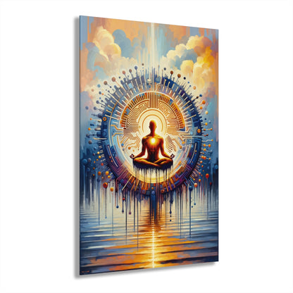 Meditative Technological Fusion Acrylic Prints (French Cleat Hanging) - ATUH.ART