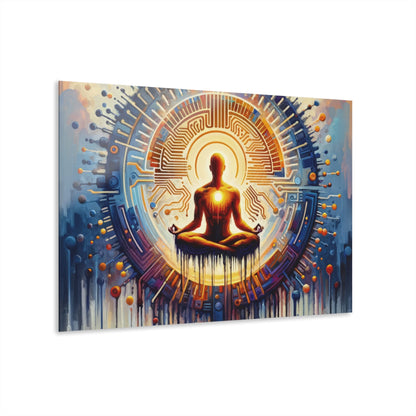 Meditative Technological Fusion Acrylic Prints (French Cleat Hanging) - ATUH.ART