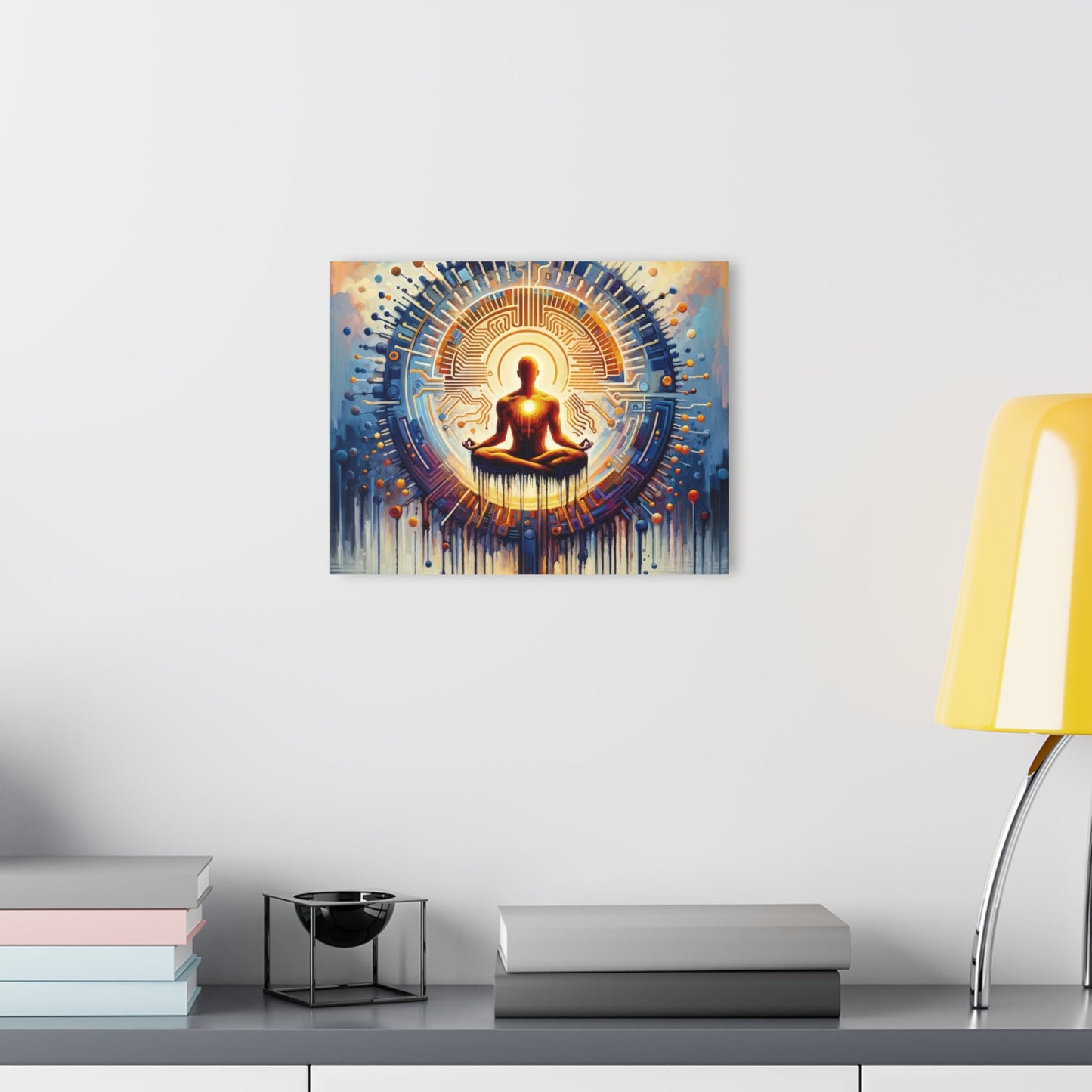 Meditative Technological Fusion Acrylic Prints (French Cleat Hanging) - ATUH.ART