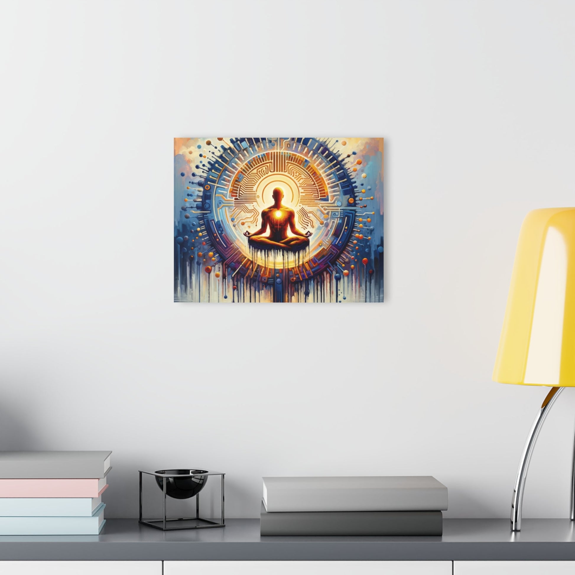 Meditative Technological Fusion Acrylic Prints (French Cleat Hanging) - ATUH.ART