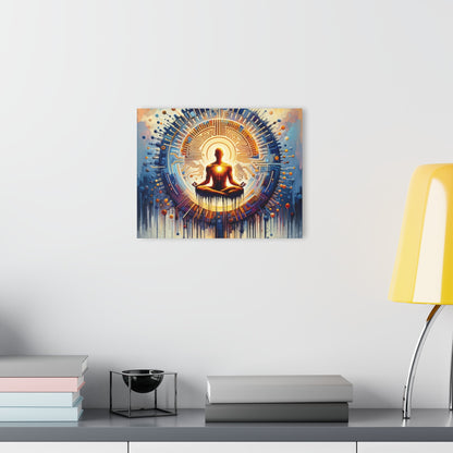 Meditative Technological Fusion Acrylic Prints (French Cleat Hanging) - ATUH.ART