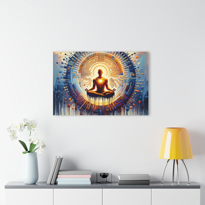 Meditative Technological Fusion Acrylic Prints (French Cleat Hanging) - ATUH.ART