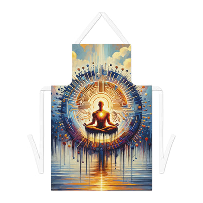 Meditative Technological Fusion Adult Apron (AOP) - ATUH.ART