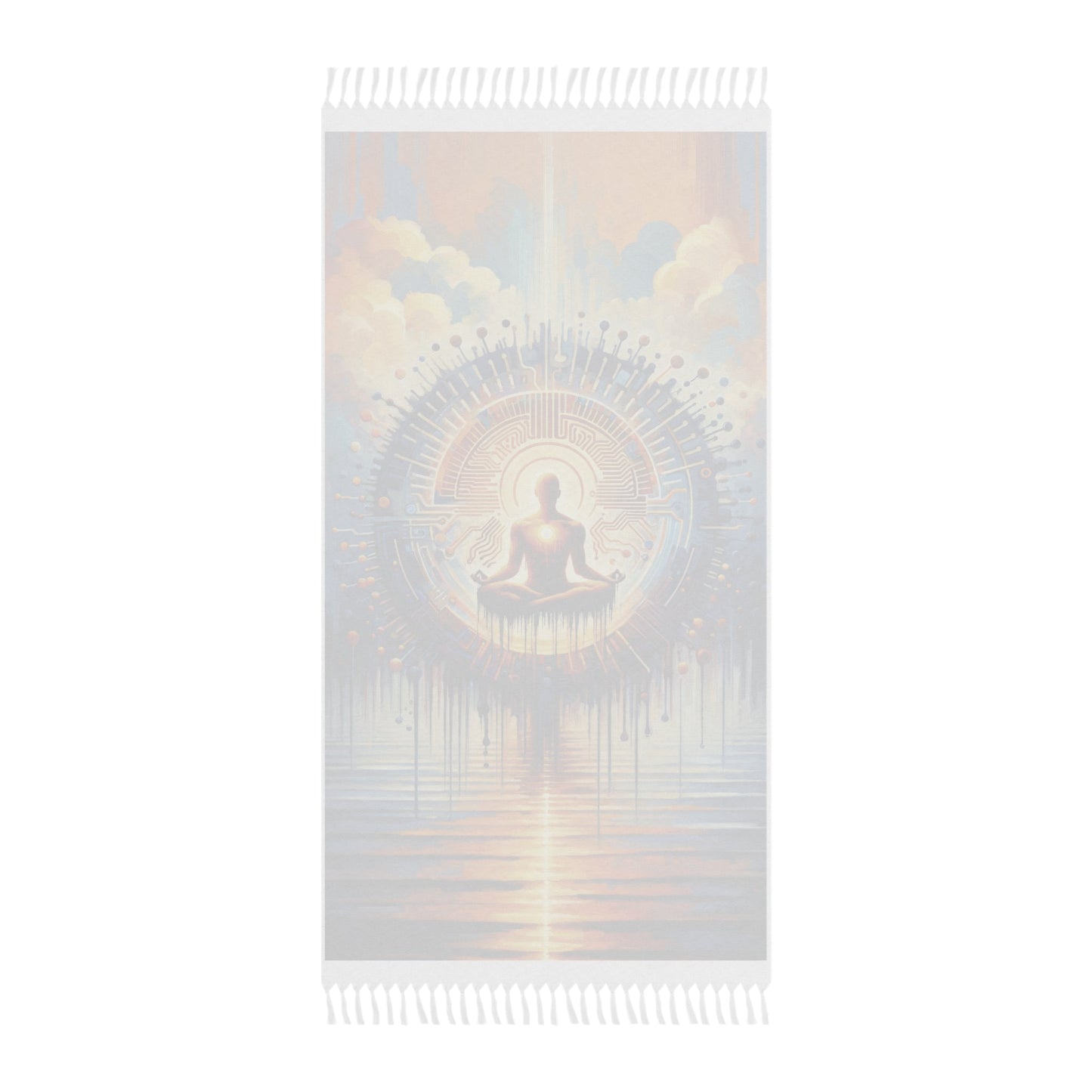 Meditative Technological Fusion Boho Beach Cloth - ATUH.ART