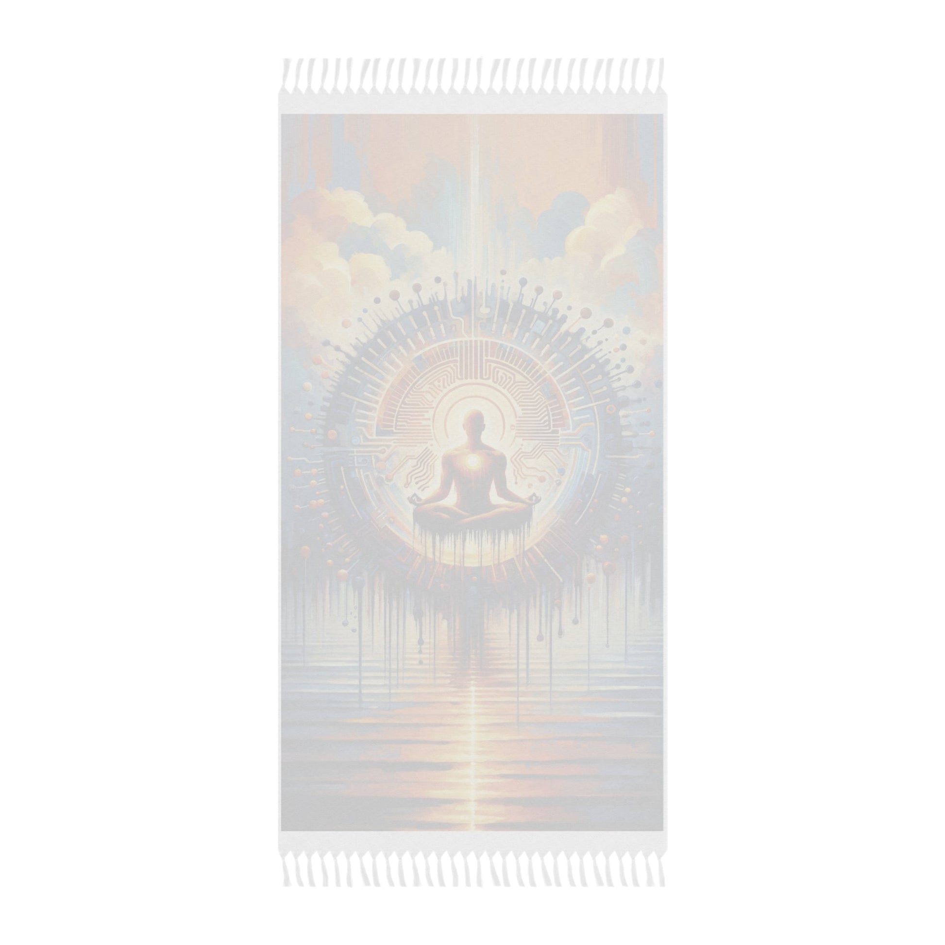 Meditative Technological Fusion Boho Beach Cloth - ATUH.ART