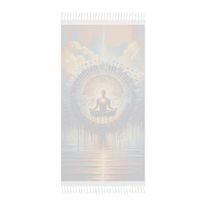 Meditative Technological Fusion Boho Beach Cloth - ATUH.ART