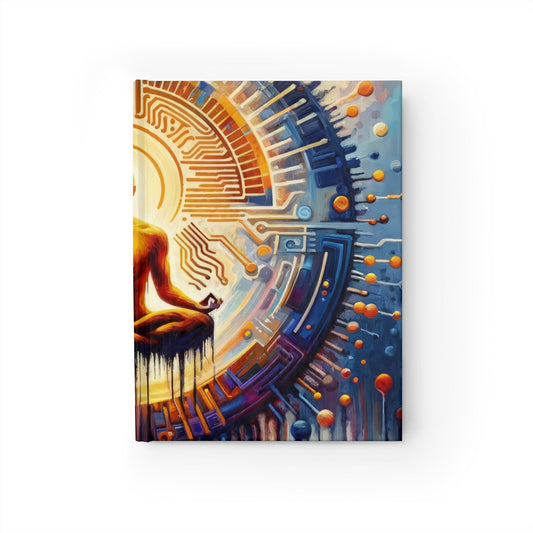 Meditative Technological Fusion Journal - Blank - ATUH.ART