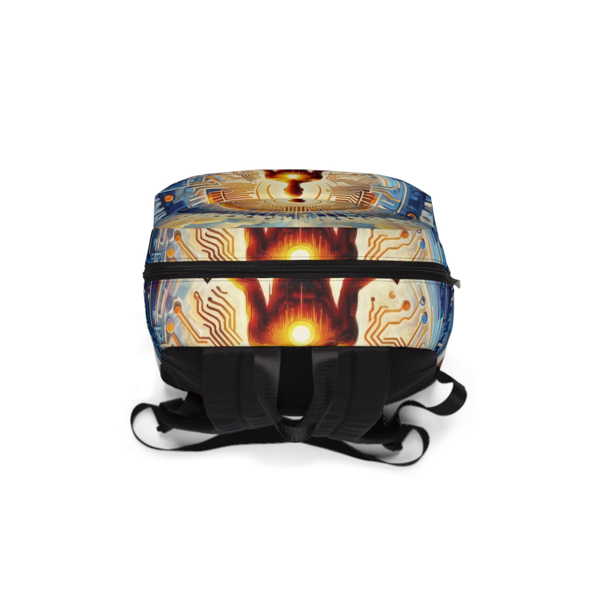 Meditative Technological Fusion Unisex Classic Backpack - ATUH.ART
