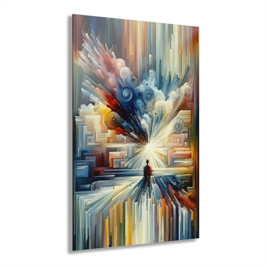 Memory Labyrinth Focus Acrylic Prints (French Cleat Hanging) - ATUH.ART