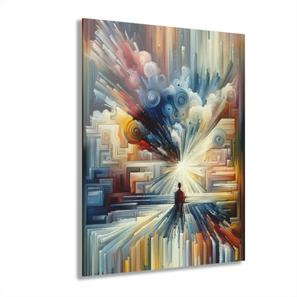 Memory Labyrinth Focus Acrylic Prints (French Cleat Hanging) - ATUH.ART