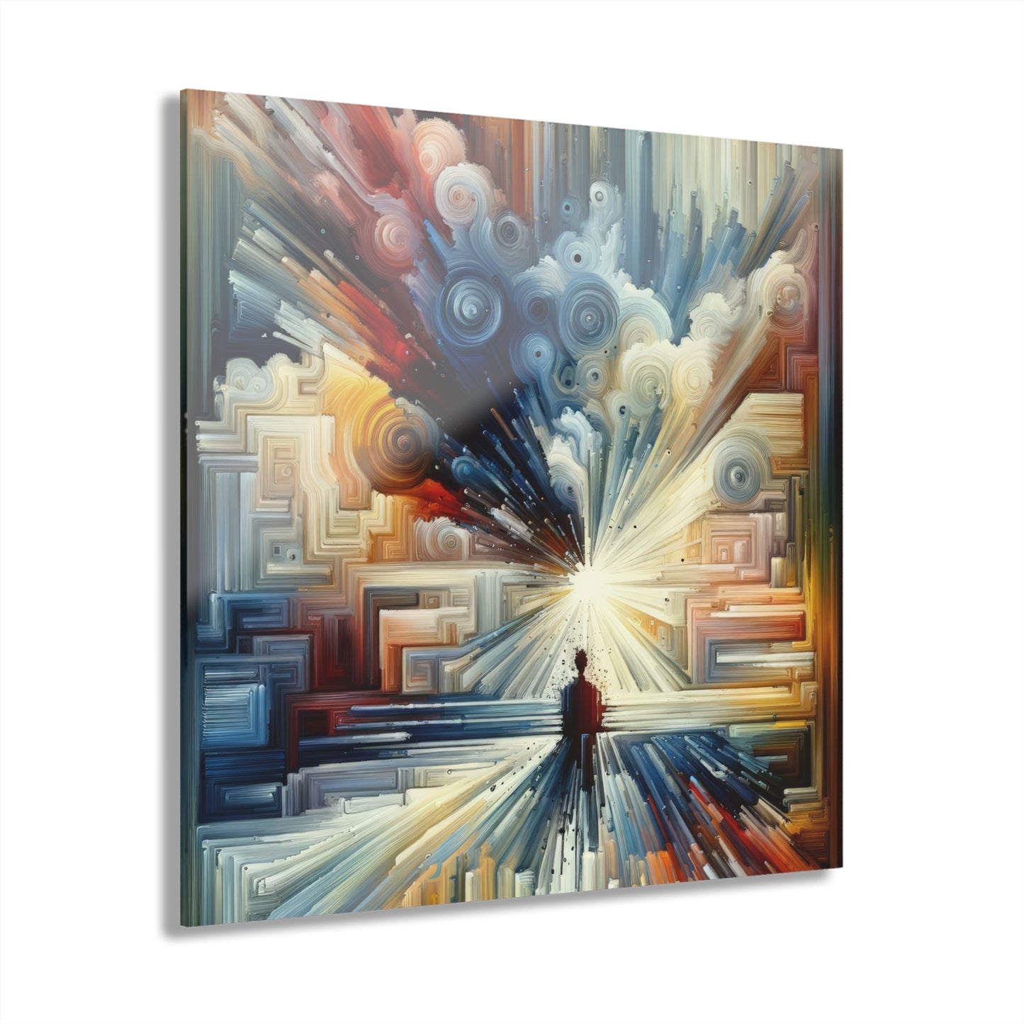 Memory Labyrinth Focus Acrylic Prints (French Cleat Hanging) - ATUH.ART