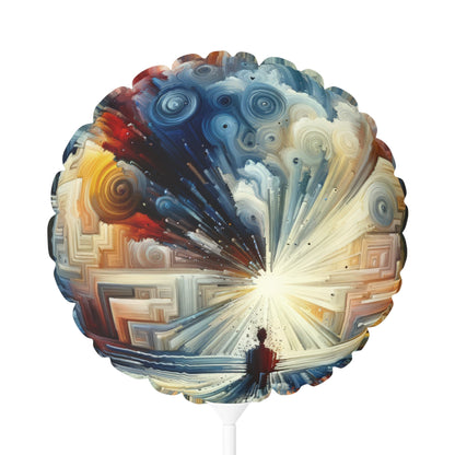 Memory Labyrinth Focus Balloon (Round and Heart-shaped), 11" - ATUH.ART