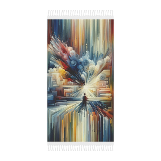 Memory Labyrinth Focus Boho Beach Cloth - ATUH.ART