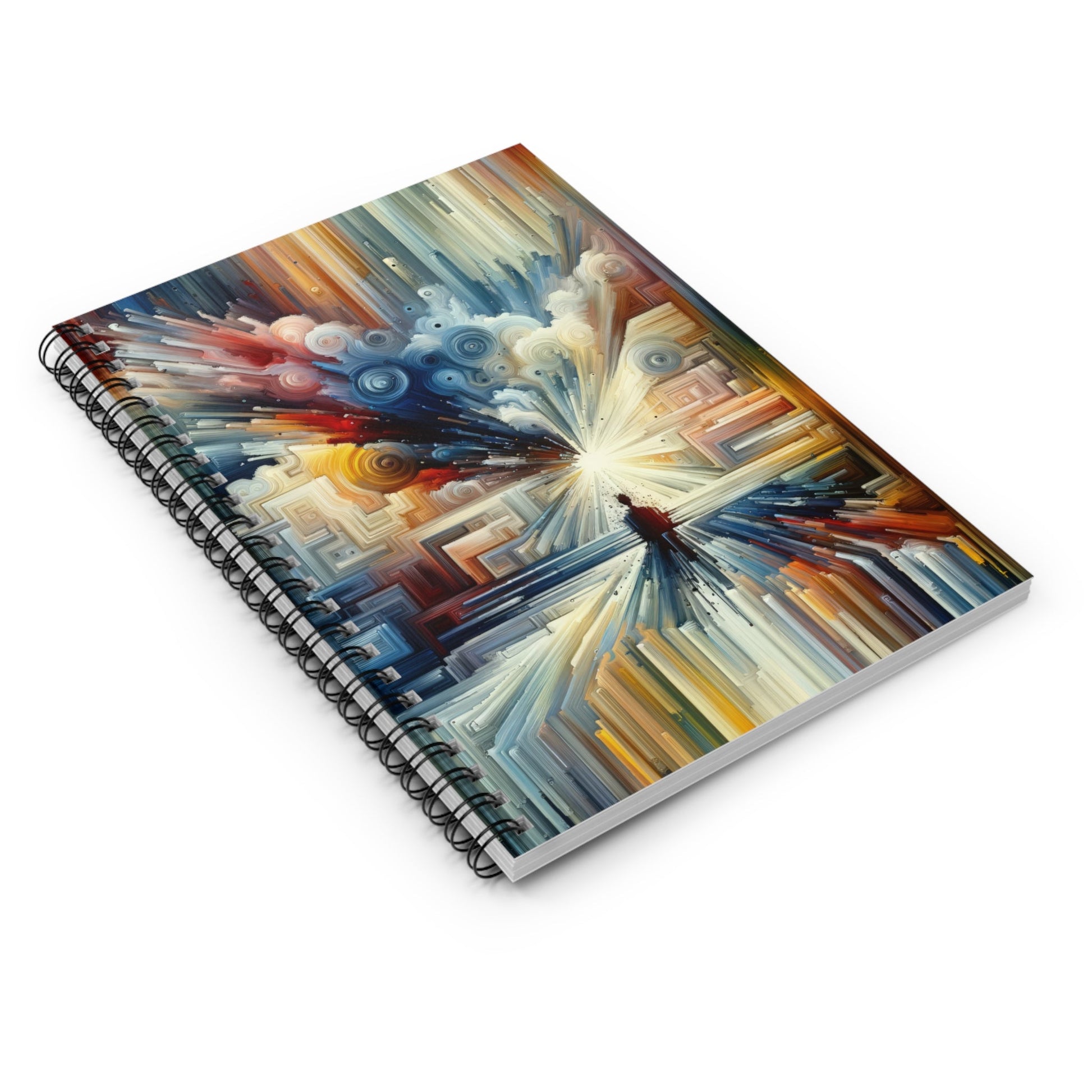 Memory Labyrinth Focus Spiral Notebook - Ruled Line - ATUH.ART