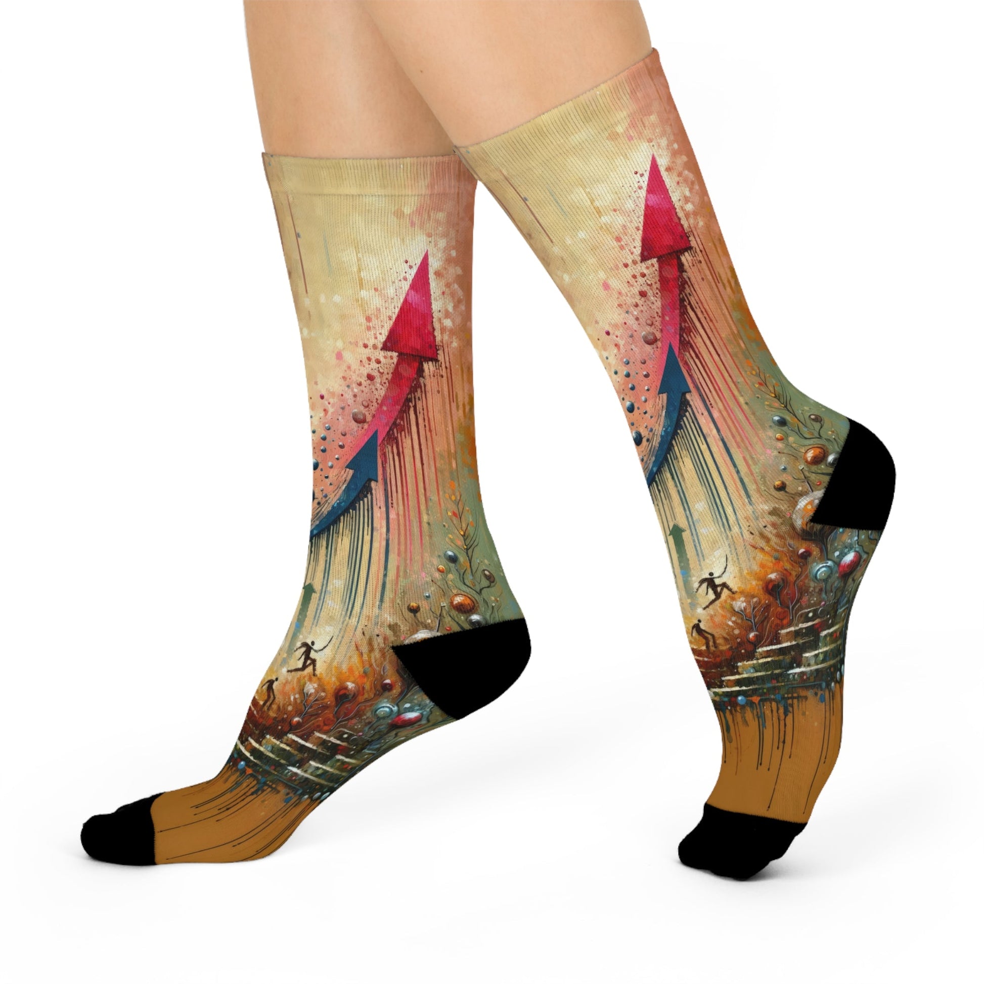 Micro Mastery Ascension Cushioned Crew Socks - ATUH.ART