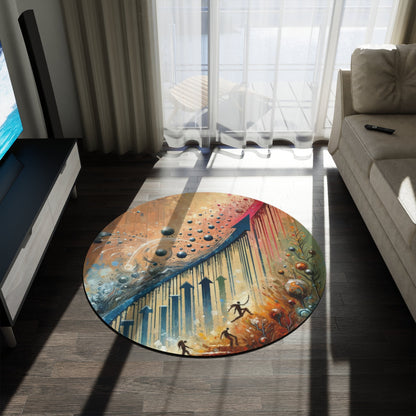 Micro Mastery Ascension Round Rug - ATUH.ART