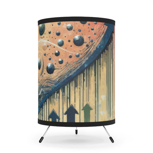 Micro Mastery Ascension Tripod Lamp with High-Res Printed Shade, US\CA plug - ATUH.ART