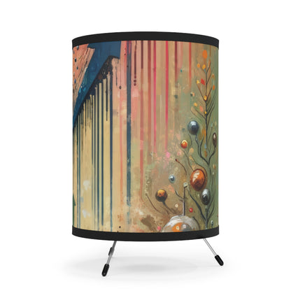 Micro Mastery Ascension Tripod Lamp with High-Res Printed Shade, US\CA plug - ATUH.ART