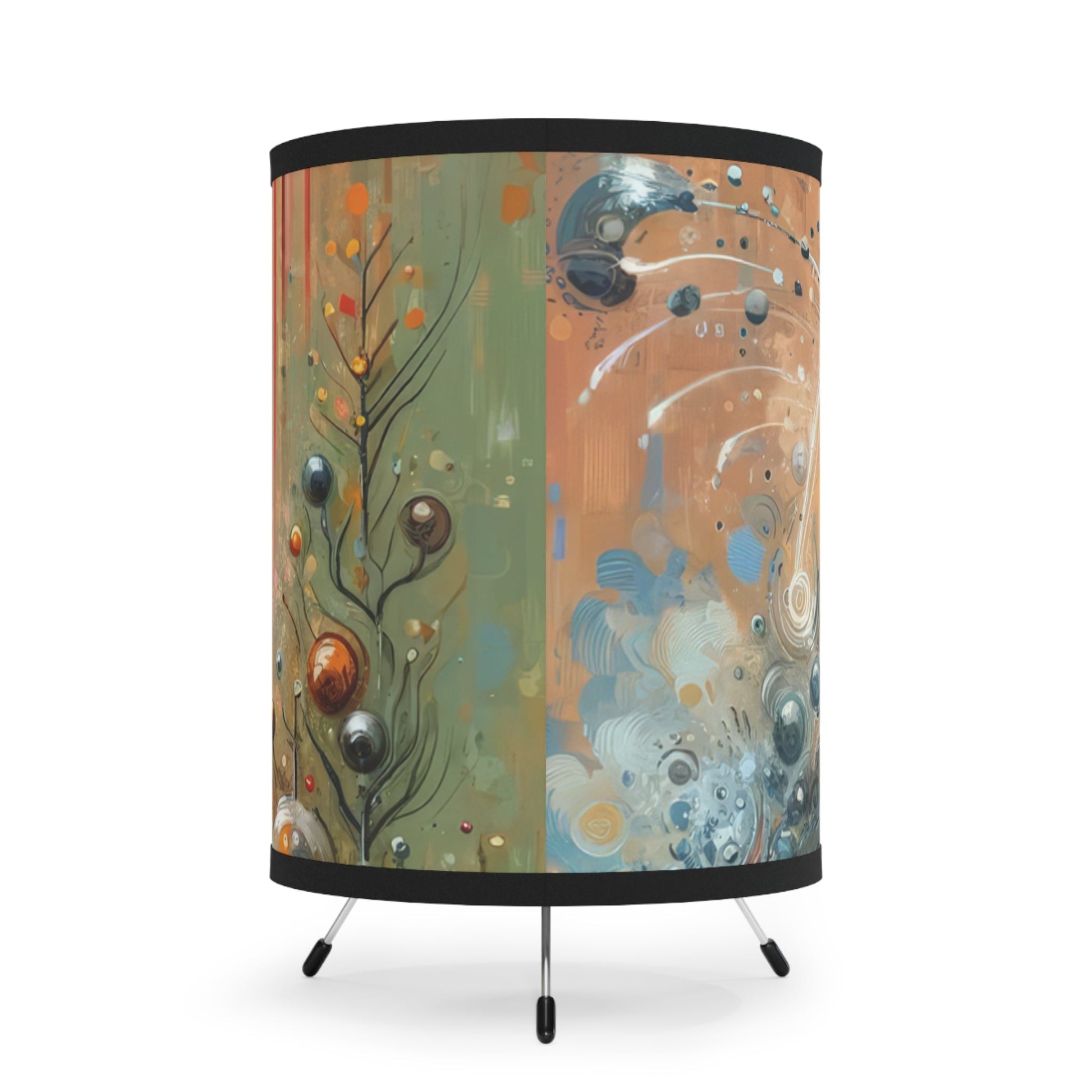 Micro Mastery Ascension Tripod Lamp with High-Res Printed Shade, US\CA plug - ATUH.ART