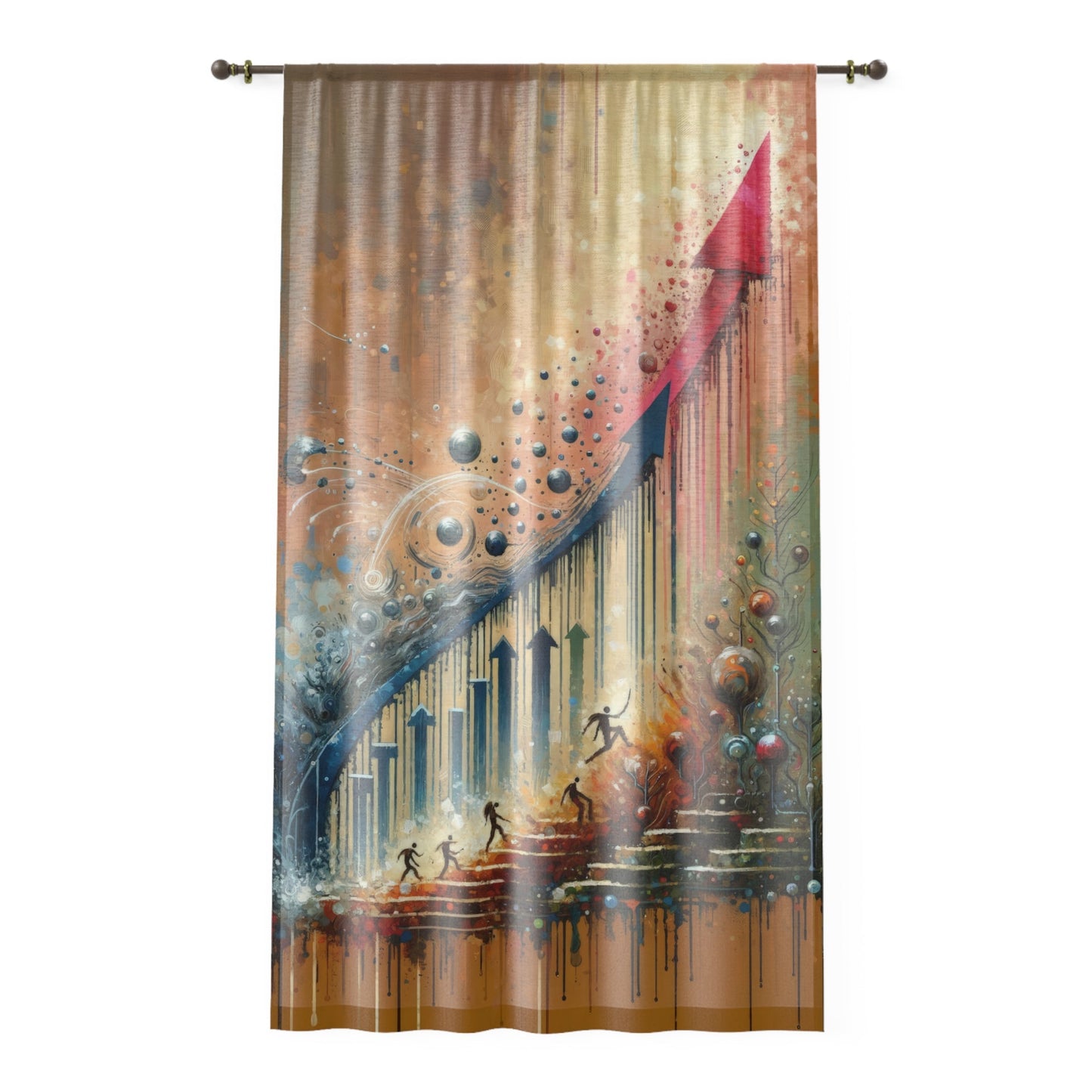 Micro Mastery Ascension Window Curtain - ATUH.ART