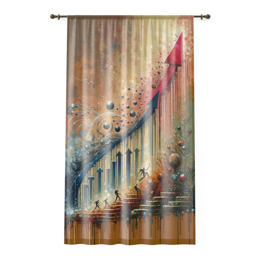 Micro Mastery Ascension Window Curtain - ATUH.ART