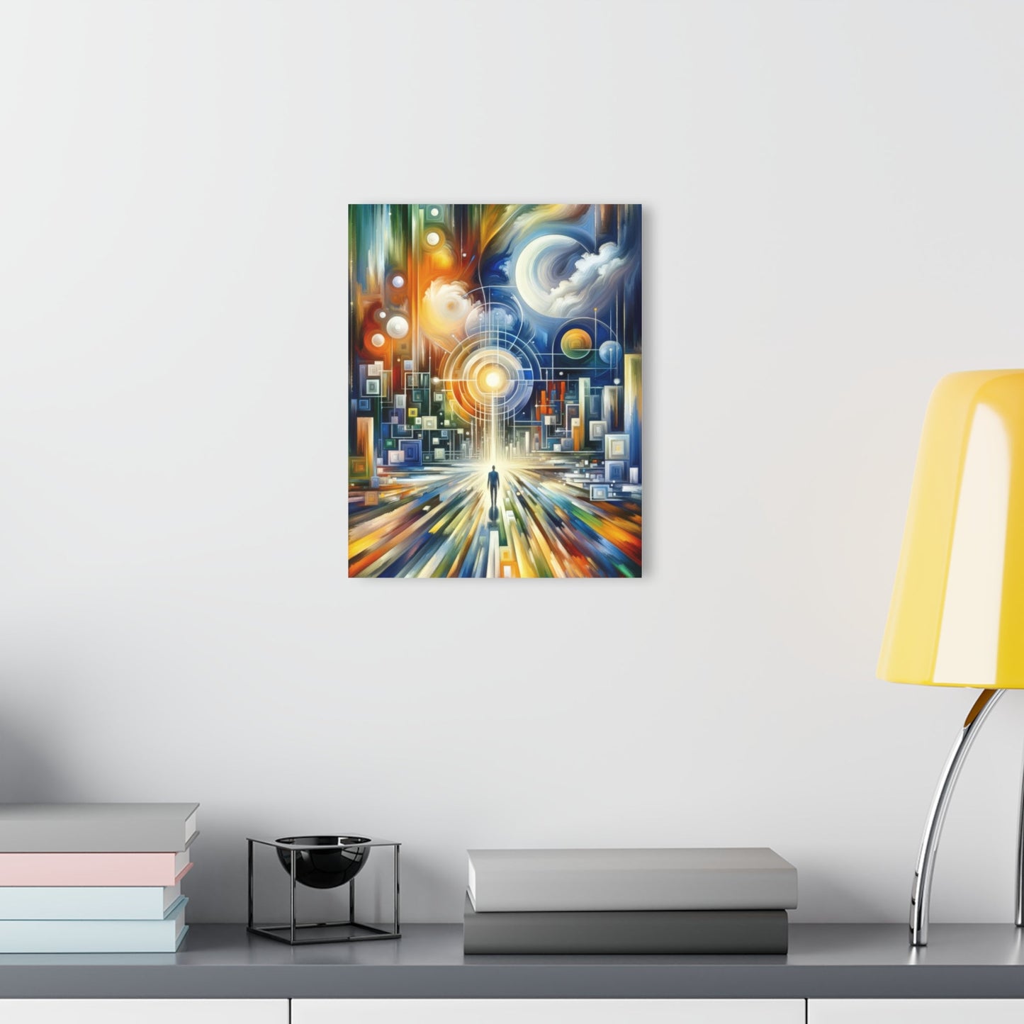 Mindful Megabyte Convergence Acrylic Prints (French Cleat Hanging) - ATUH.ART
