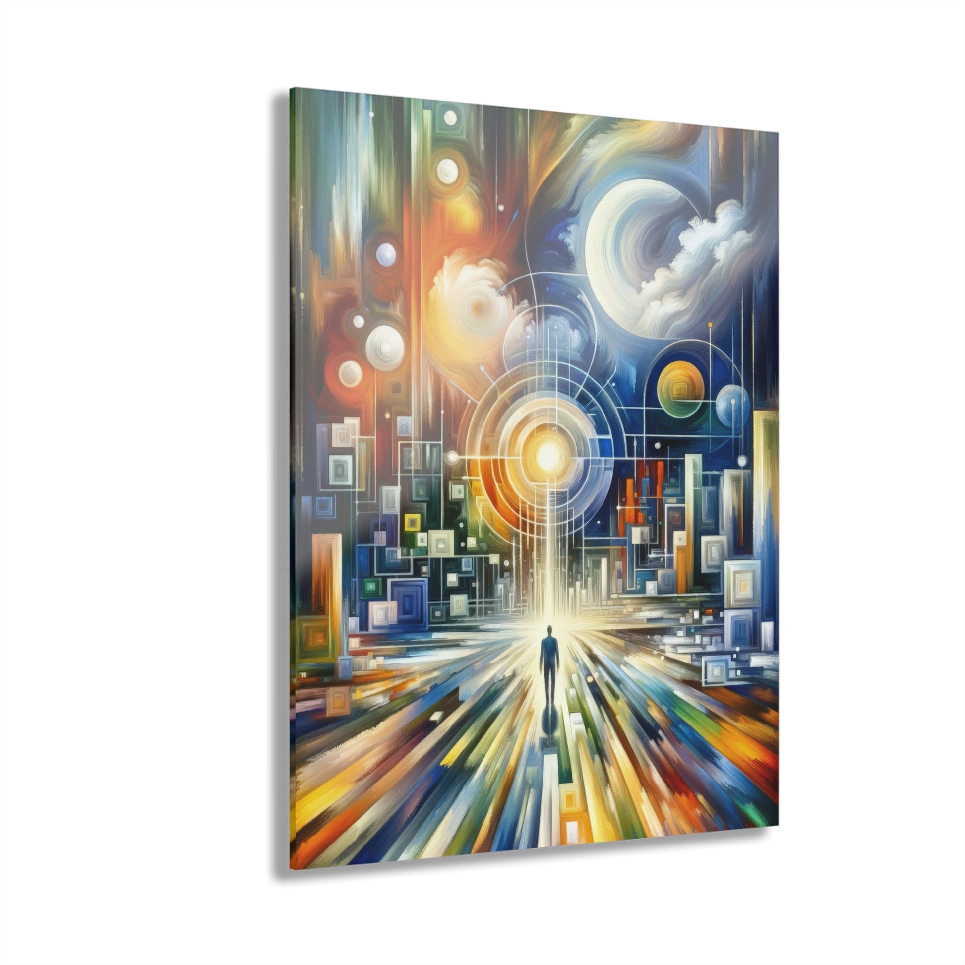 Mindful Megabyte Convergence Acrylic Prints (French Cleat Hanging) - ATUH.ART