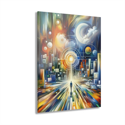 Mindful Megabyte Convergence Acrylic Prints (French Cleat Hanging) - ATUH.ART