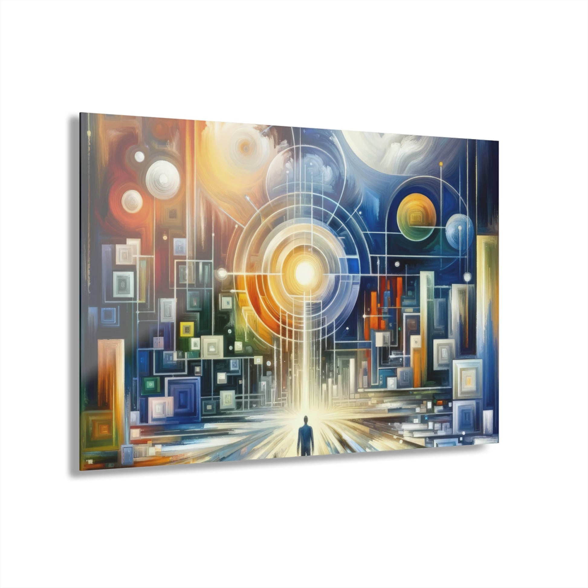Mindful Megabyte Convergence Acrylic Prints (French Cleat Hanging) - ATUH.ART