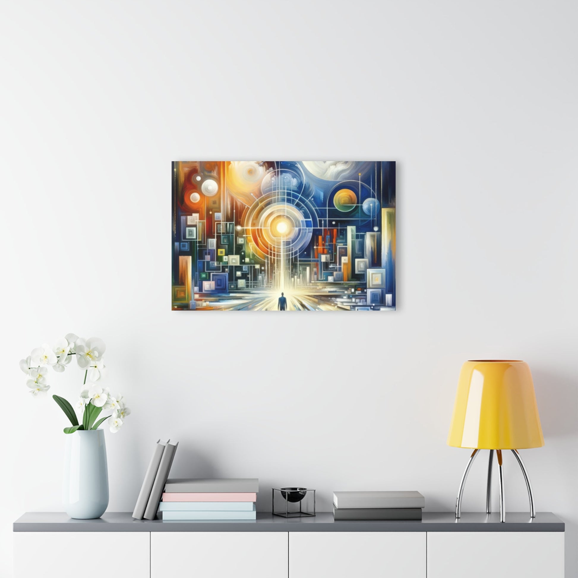 Mindful Megabyte Convergence Acrylic Prints (French Cleat Hanging) - ATUH.ART
