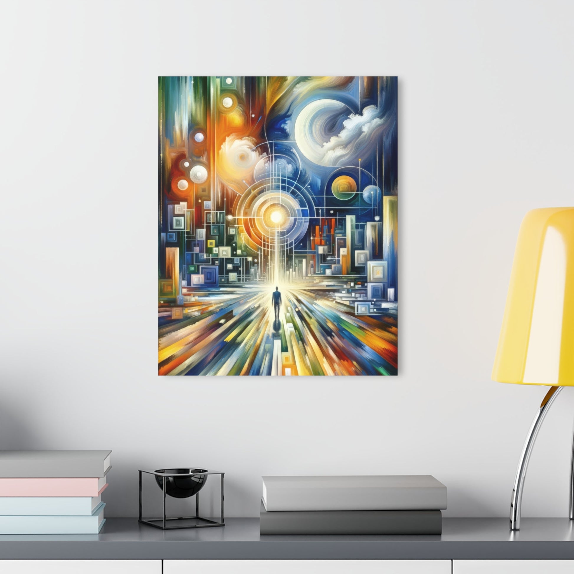Mindful Megabyte Convergence Acrylic Prints (French Cleat Hanging) - ATUH.ART