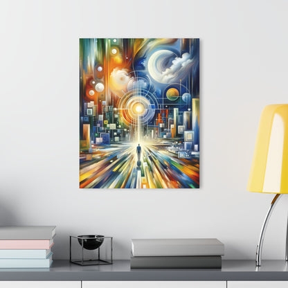 Mindful Megabyte Convergence Acrylic Prints (French Cleat Hanging) - ATUH.ART