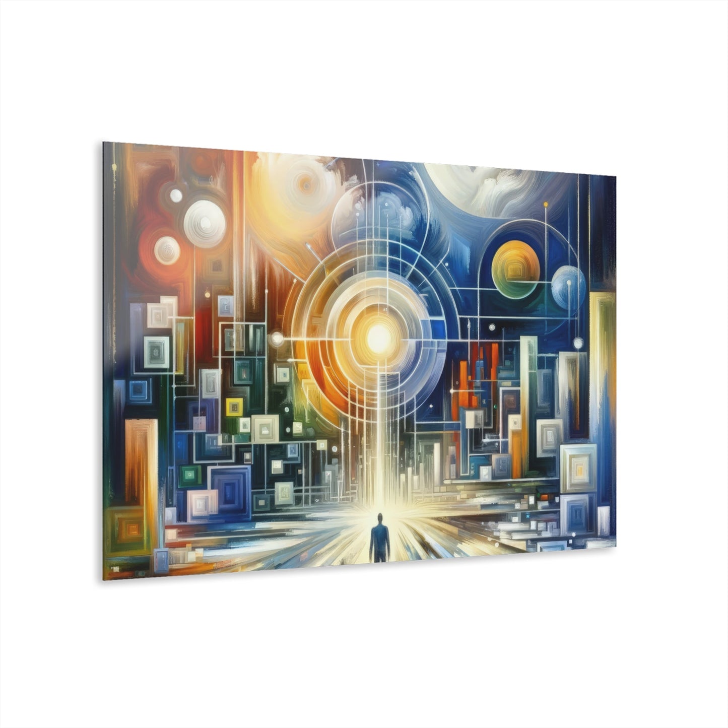 Mindful Megabyte Convergence Acrylic Prints (French Cleat Hanging) - ATUH.ART