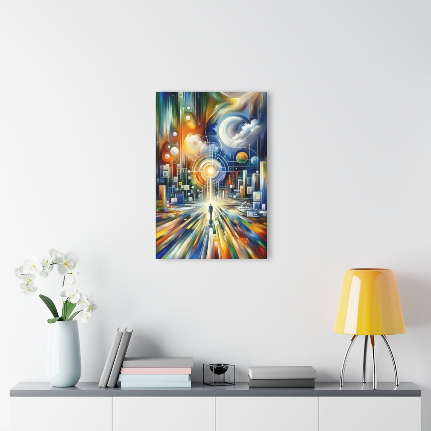 Mindful Megabyte Convergence Acrylic Prints (French Cleat Hanging) - ATUH.ART