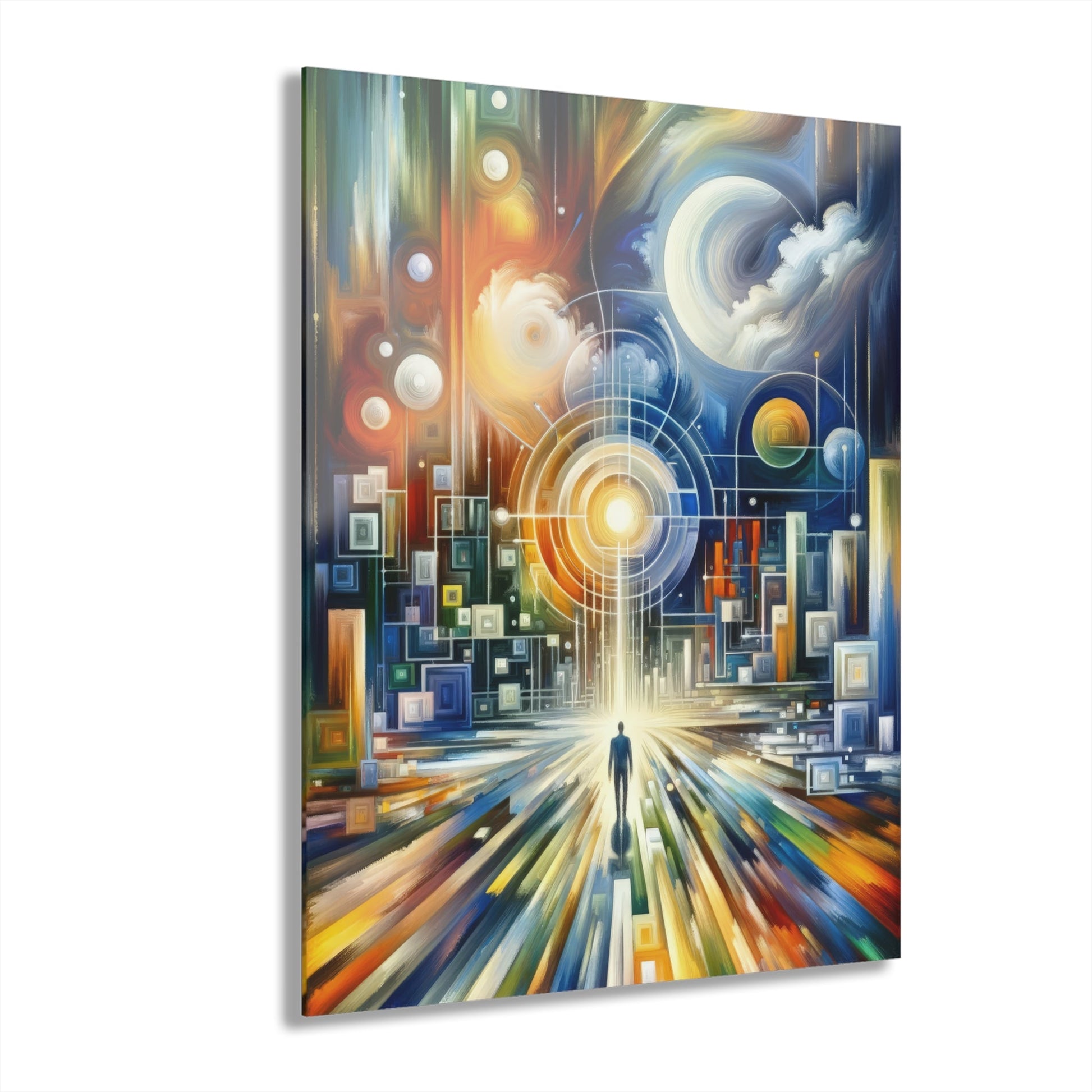 Mindful Megabyte Convergence Acrylic Prints (French Cleat Hanging) - ATUH.ART