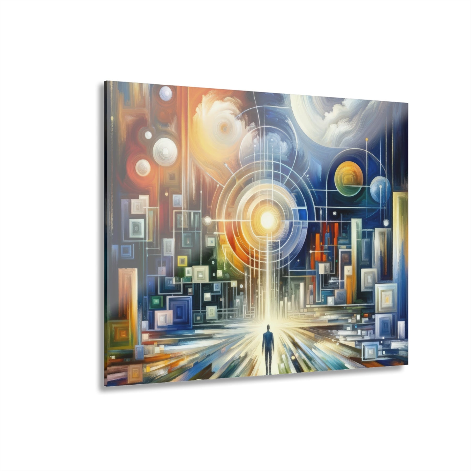 Mindful Megabyte Convergence Acrylic Prints (French Cleat Hanging) - ATUH.ART