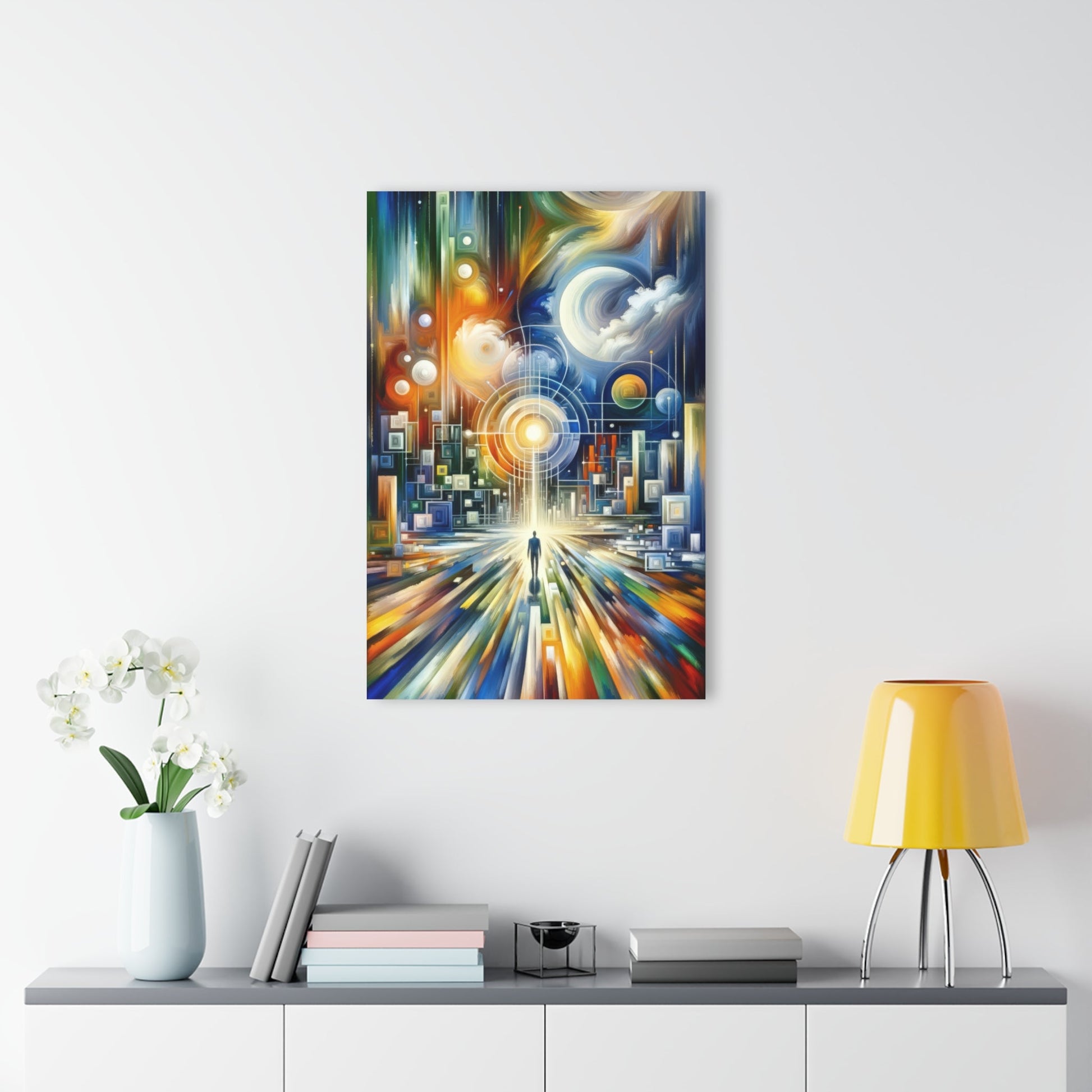 Mindful Megabyte Convergence Acrylic Prints (French Cleat Hanging) - ATUH.ART