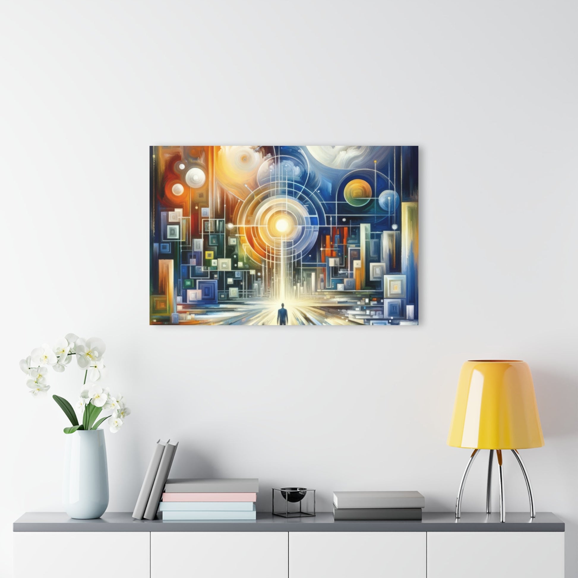 Mindful Megabyte Convergence Acrylic Prints (French Cleat Hanging) - ATUH.ART