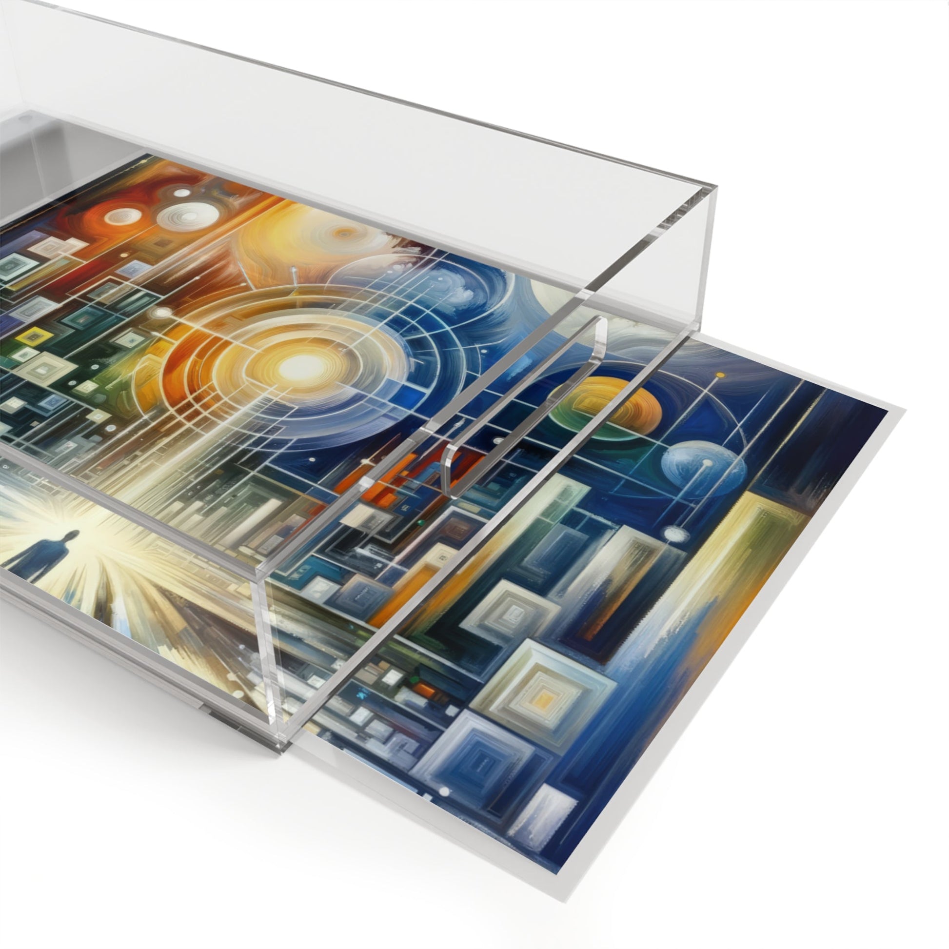 Mindful Megabyte Convergence Acrylic Serving Tray - ATUH.ART