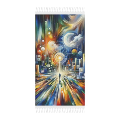 Mindful Megabyte Convergence Boho Beach Cloth - ATUH.ART