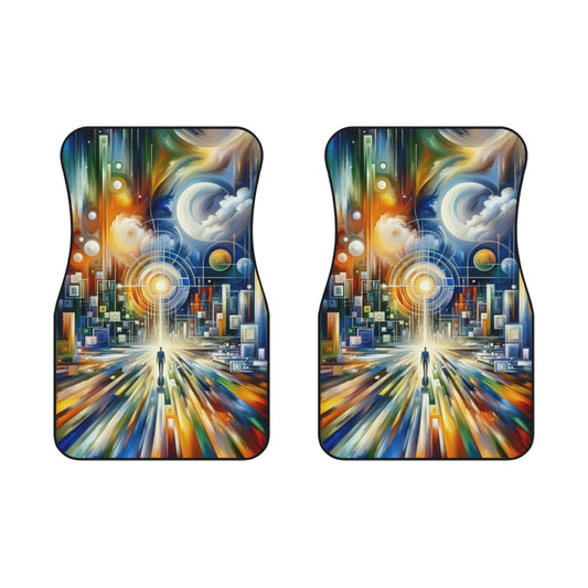 Mindful Megabyte Convergence Car Mats (2x Front) - ATUH.ART