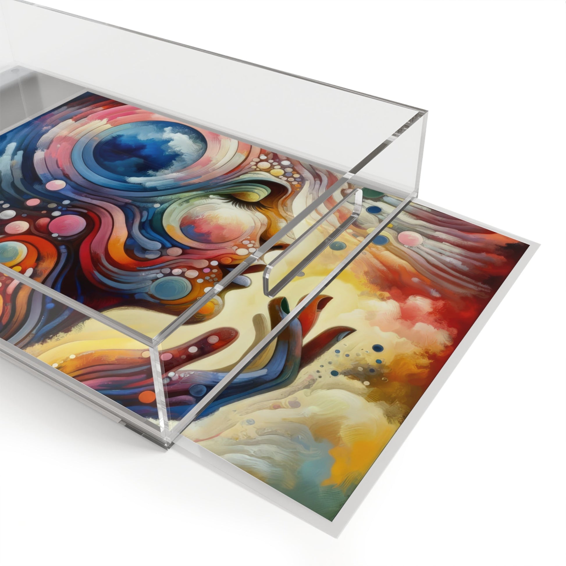 Mindful Melody Harmony Acrylic Serving Tray - ATUH.ART