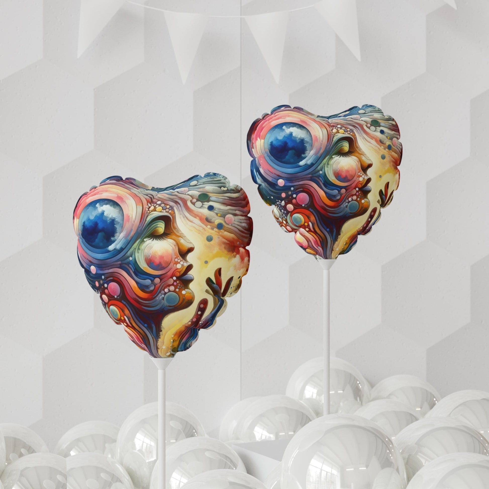 Mindful Melody Harmony Balloon (Round and Heart-shaped), 11" - ATUH.ART