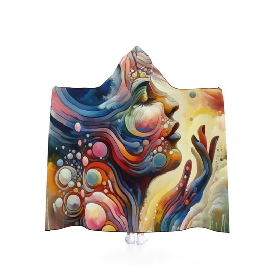 Mindful Melody Harmony Hooded Blanket - ATUH.ART