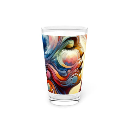 Mindful Melody Harmony Pint Glass, 16oz - ATUH.ART