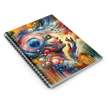 Mindful Melody Harmony Spiral Notebook - Ruled Line - ATUH.ART