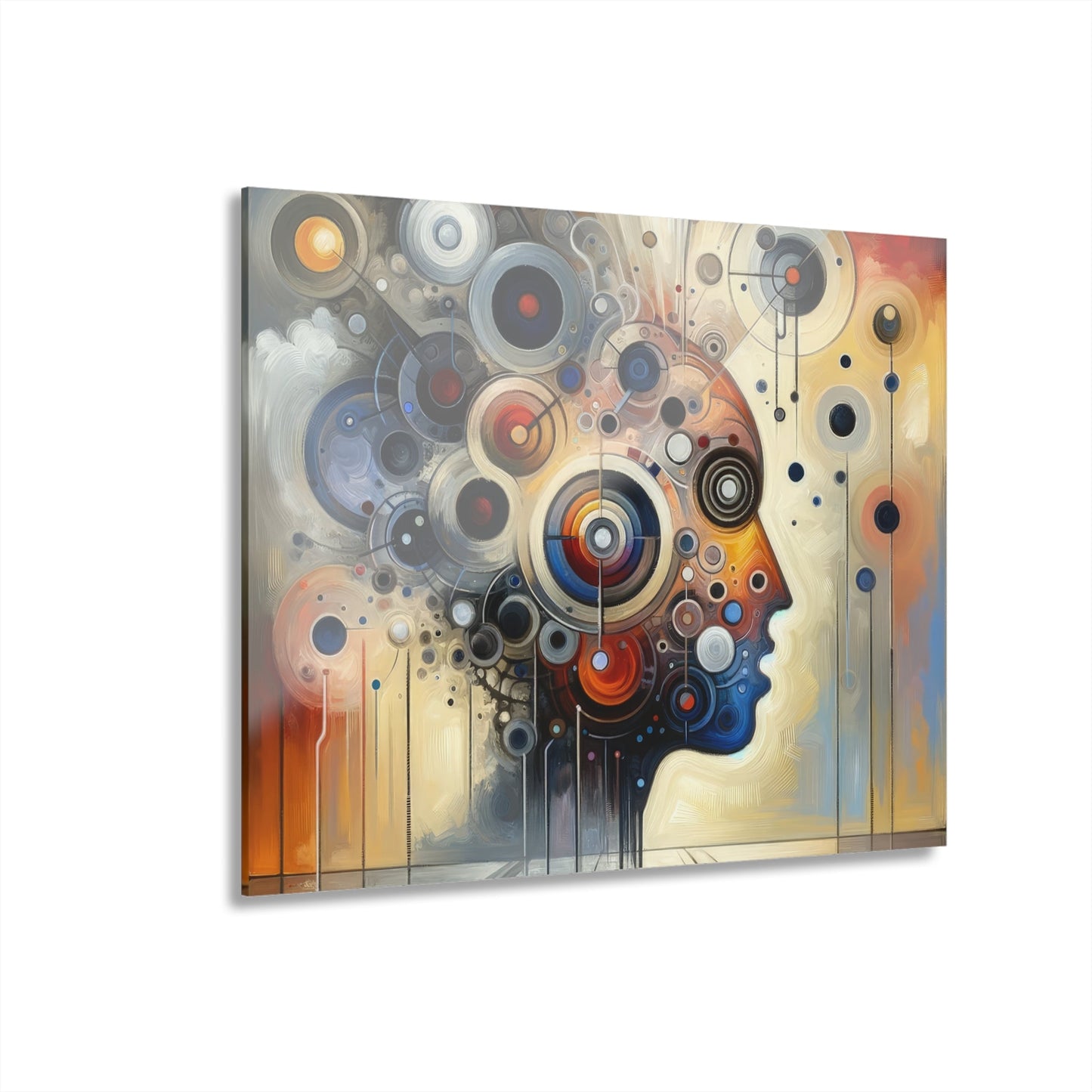 Mindful Tachism Engagement Acrylic Prints (French Cleat Hanging) - ATUH.ART